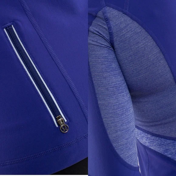 lululemon Run Distance Pullover Pigment Blue Sz 2 - Picture 15 of 16